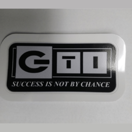 GTI Corporate Success Is Not By Chance Decal