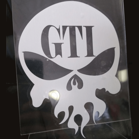 GTI Skull Decal