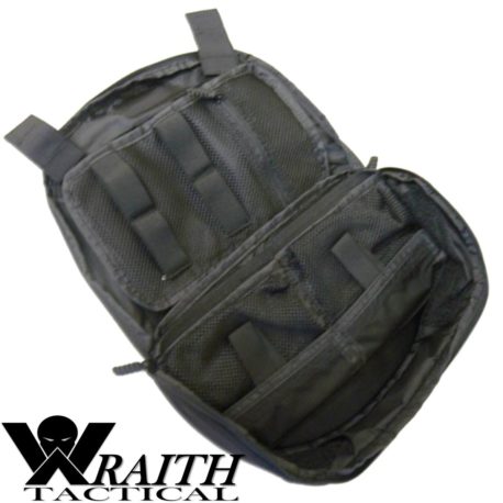 Wraith Tactical CARR Pack Medical Bag Small Black Open